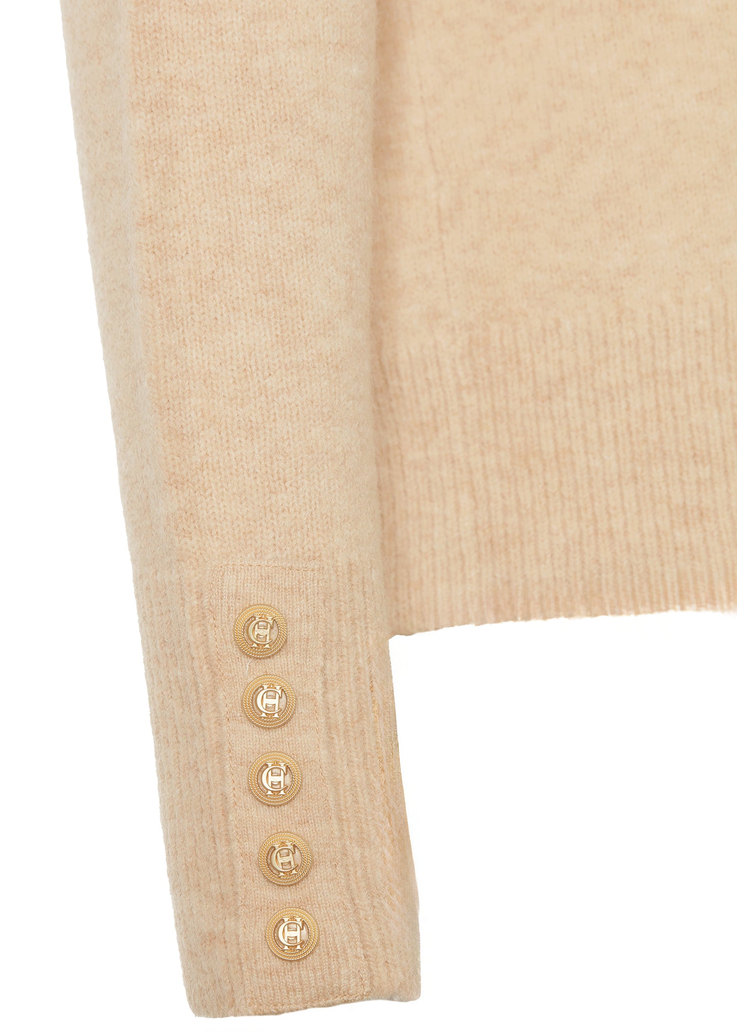 Tori Half Zip Knit (Camel)