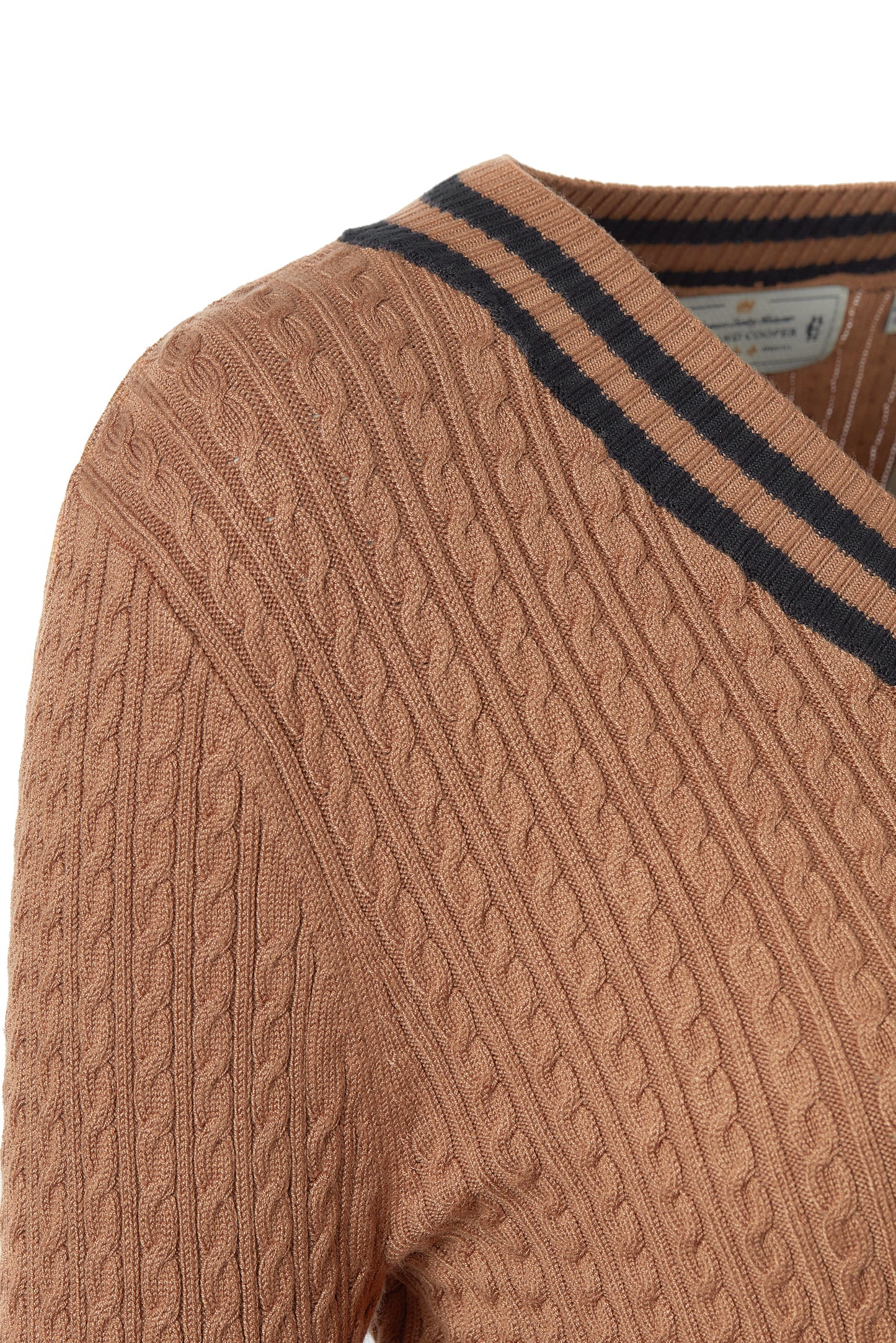 Zoe Knit (Dark Camel Marl)