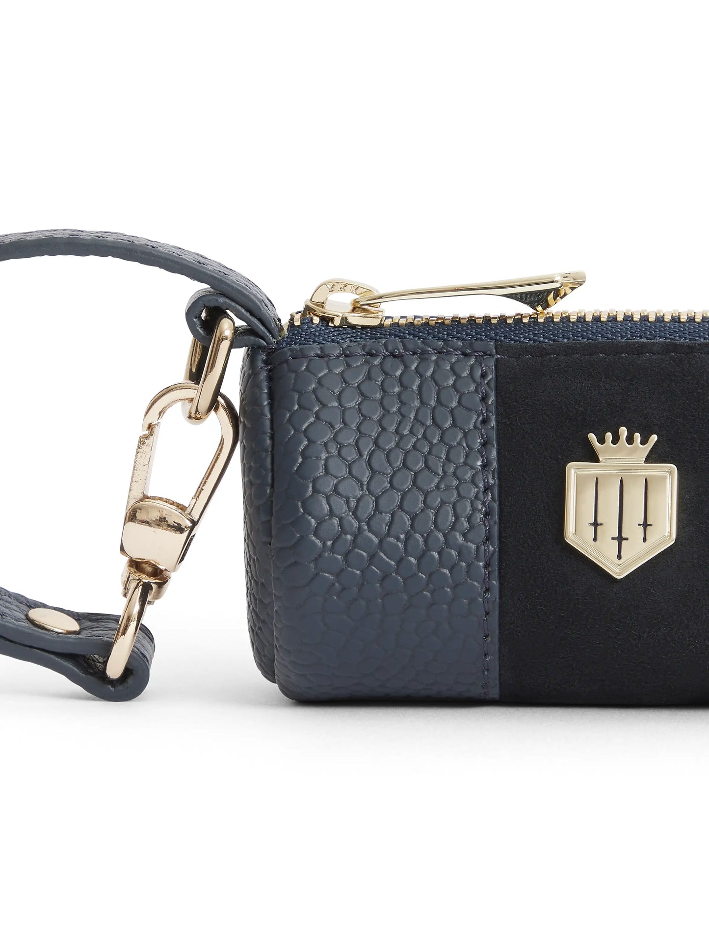 Dog Bags Holder Navy Scotchgrain