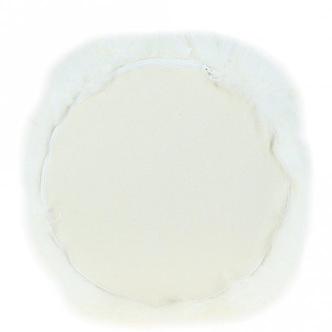 Fendland Pouffe Long Wool - Ivory