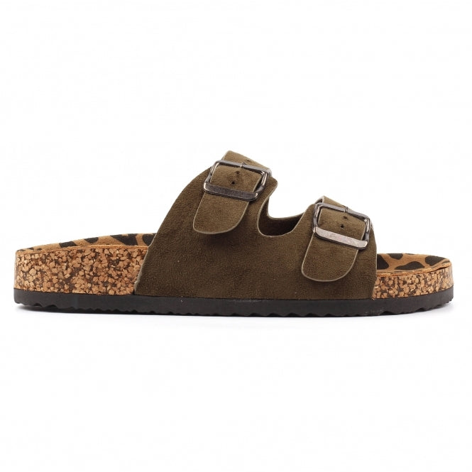Pecan Green Sandal