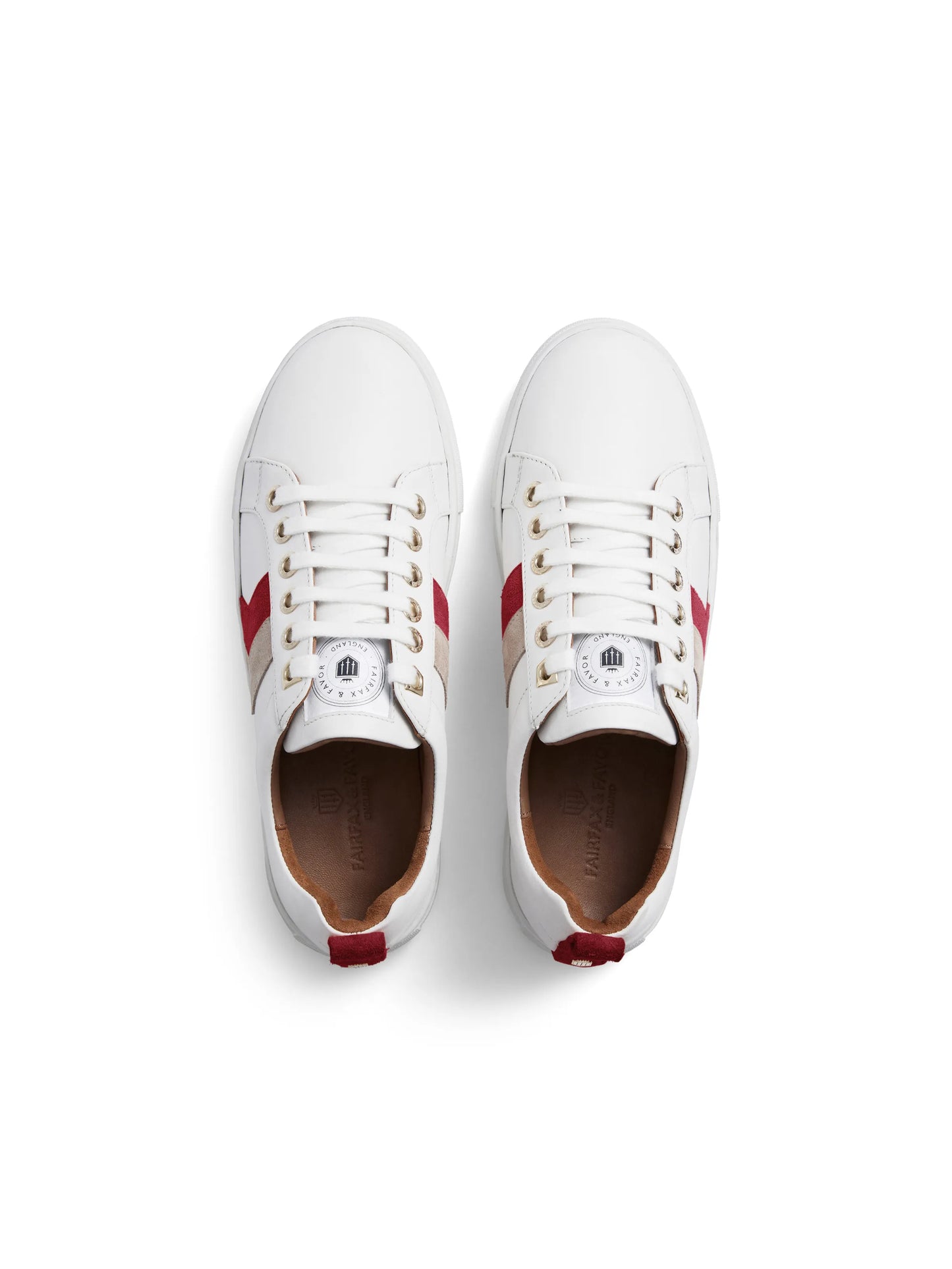 Womens Alexandra Leather Trainers
