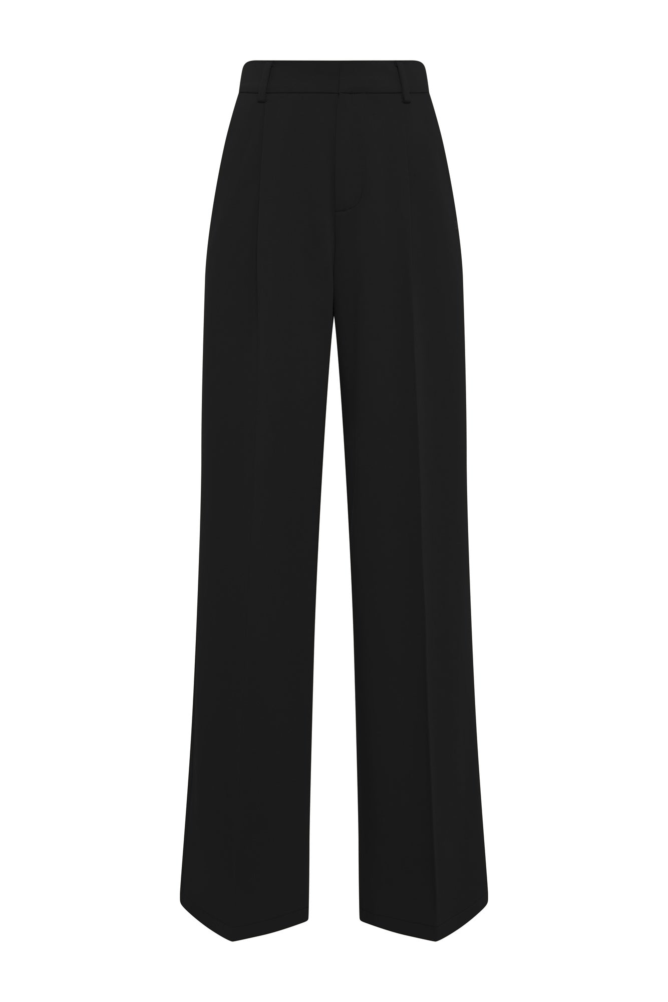 Pleated Wide Leg Trouser