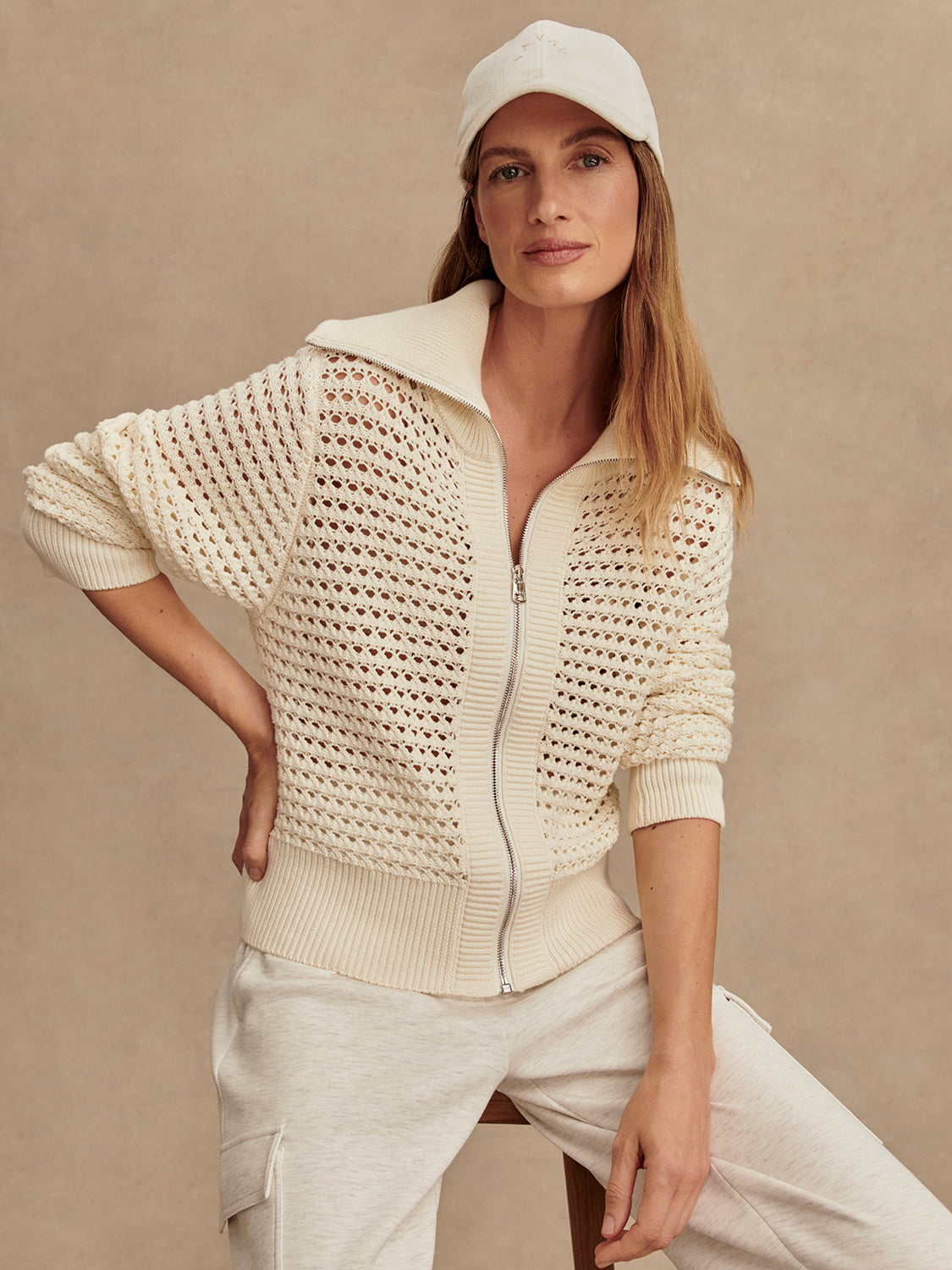 Eloise Full Zip Knit