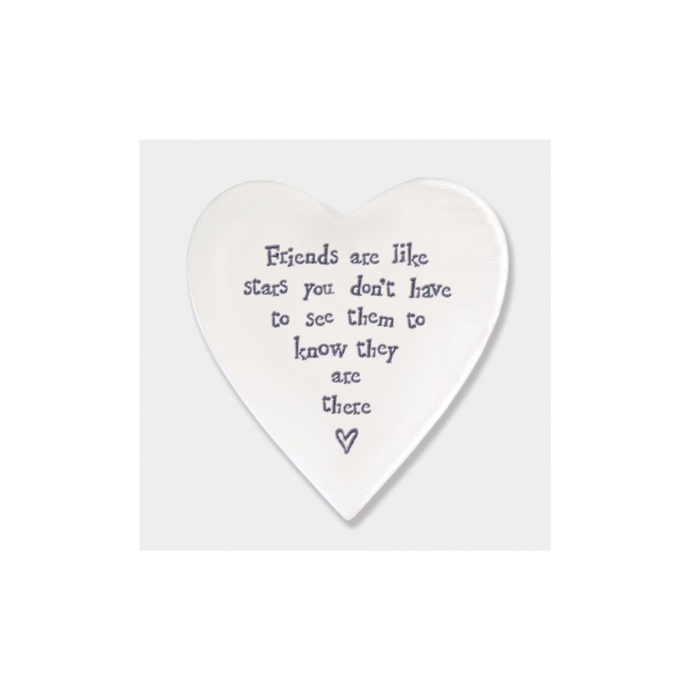 Porcelain Coaster - Friends Are Stars