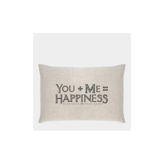 Long Cushion - You+Me=Happiness