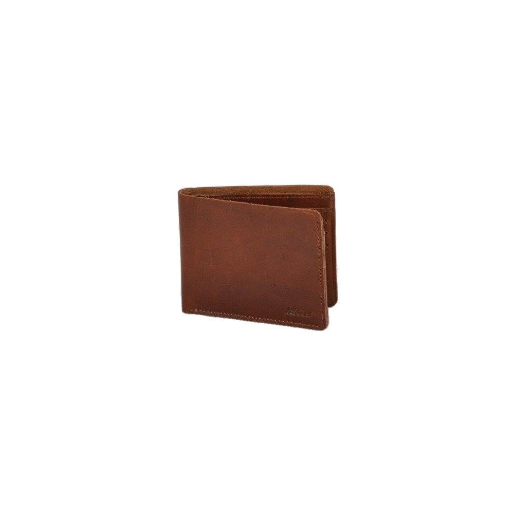 Men's Leather RFID Protected Card Holder - Brown