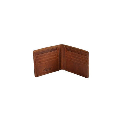Men's Leather RFID Protected Card Holder - Brown