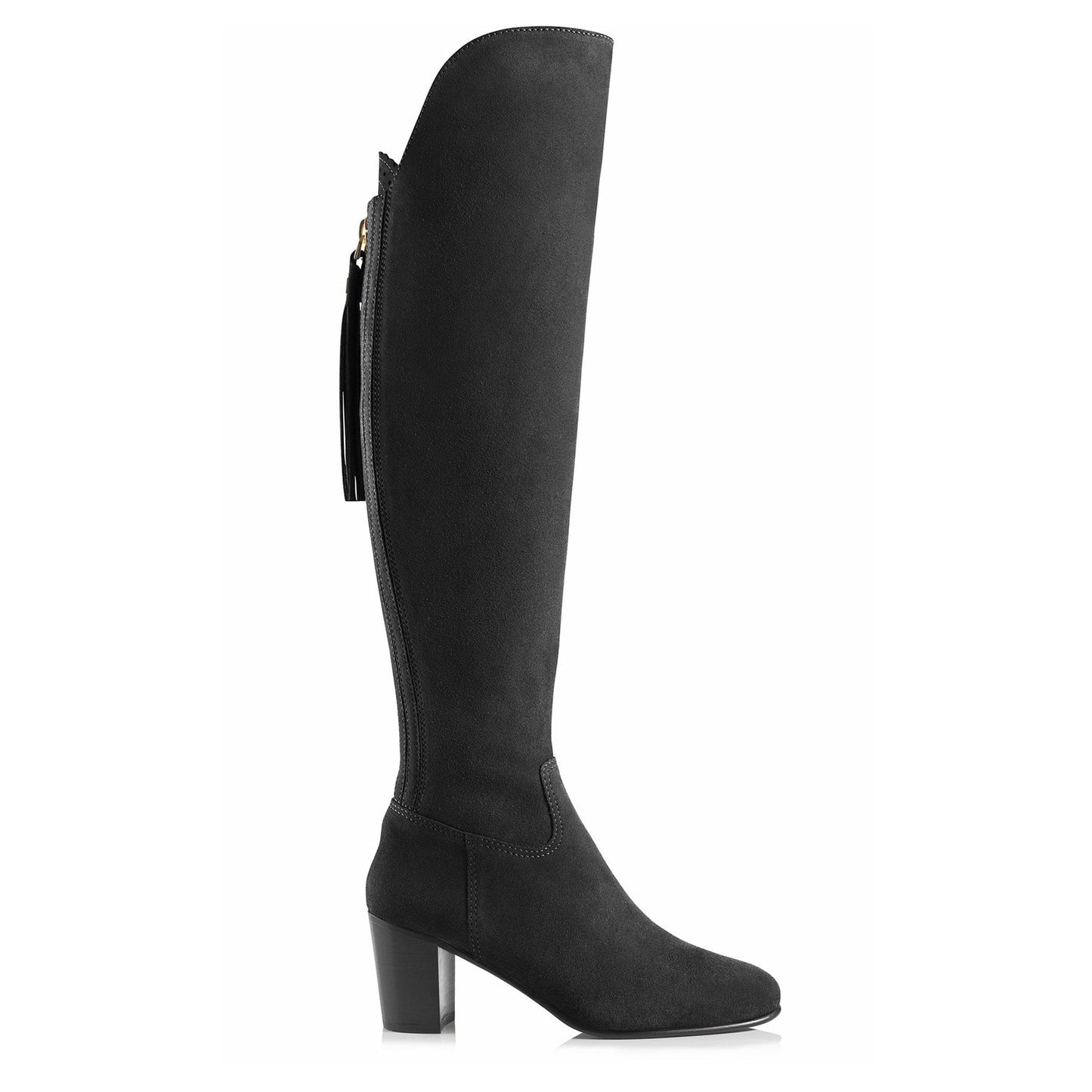 Amira Suede Heeled Over-the-knee Boots Regular Fit