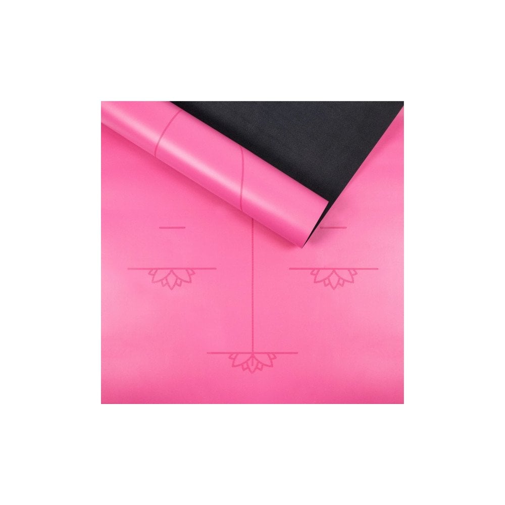 Pink Extra Large Alignment Yoga Mat