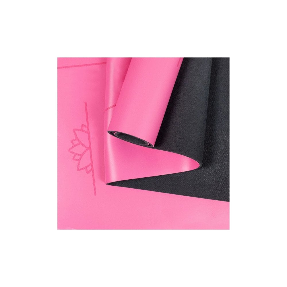 Pink Extra Large Alignment Yoga Mat