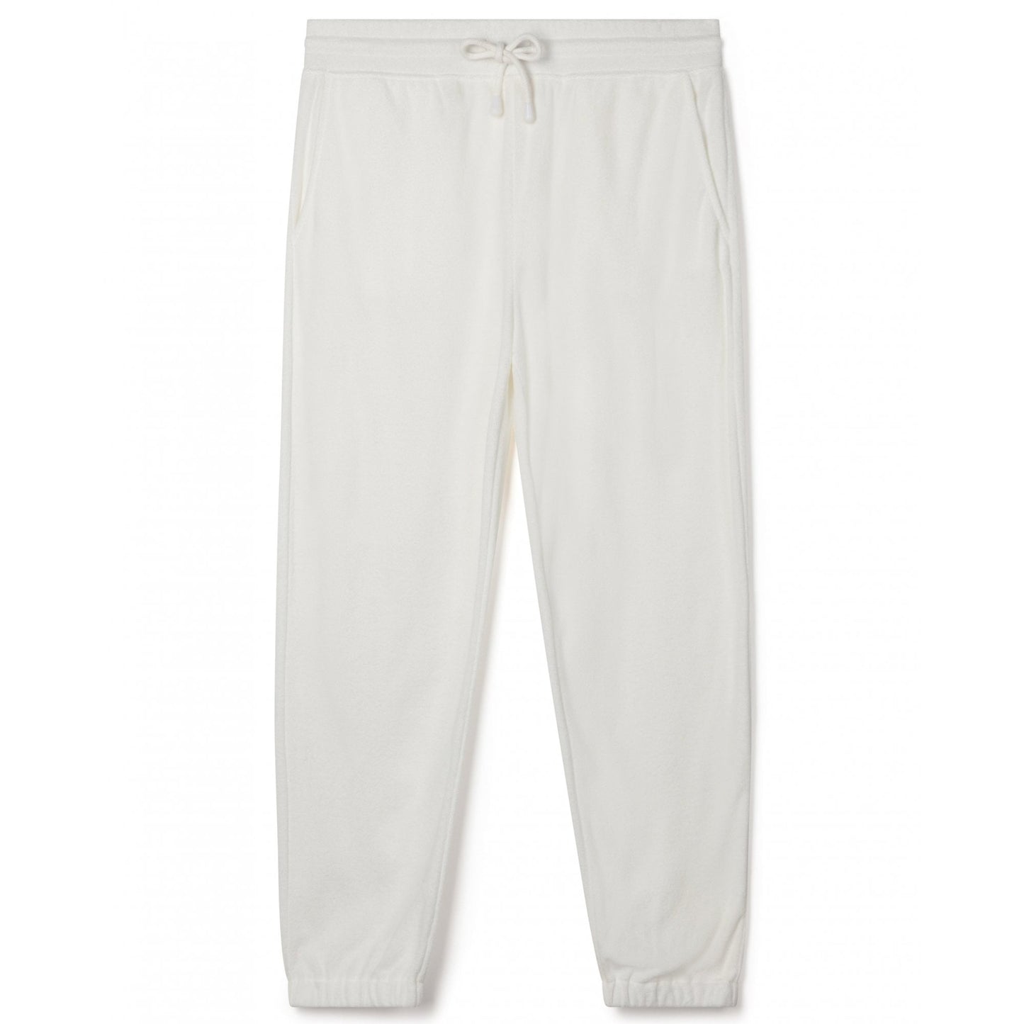 Off White Lydia Towelling Joggers - Medium / Large