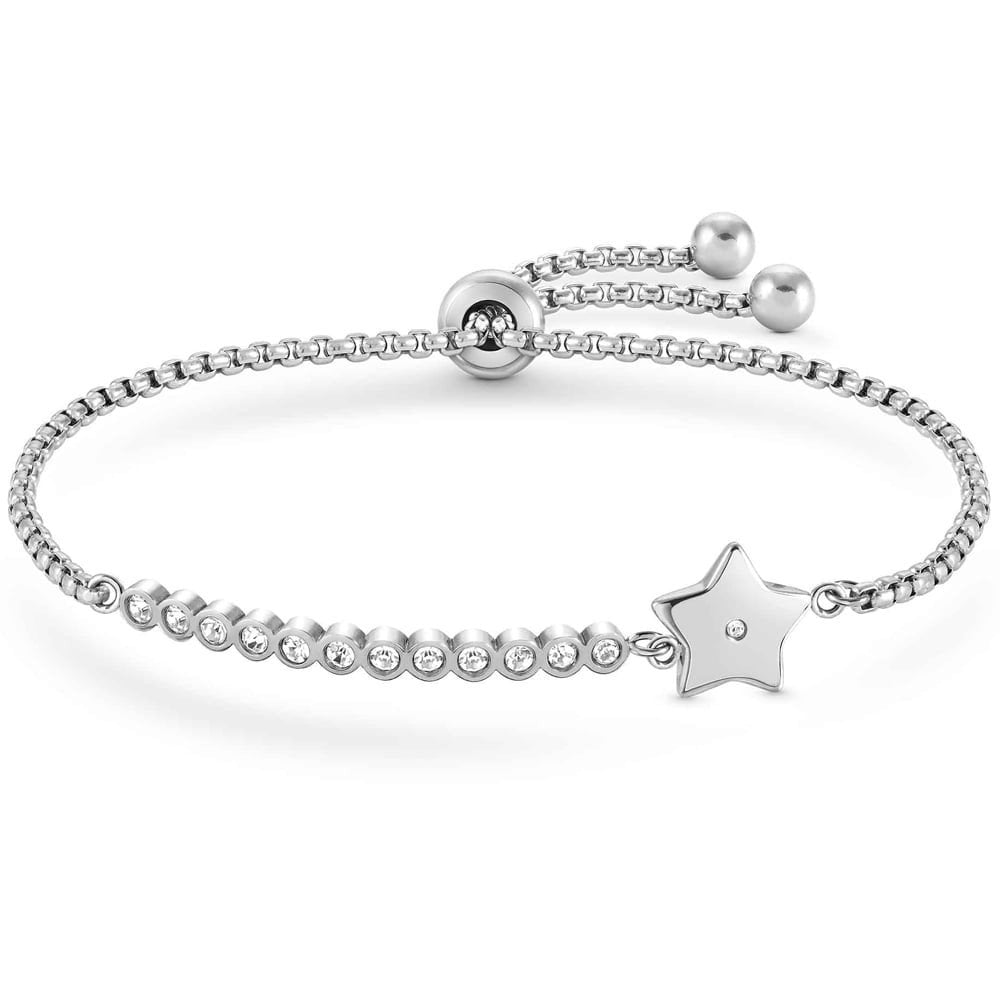 Milleluci Cubic Zirconia Star Toggle Bracelet