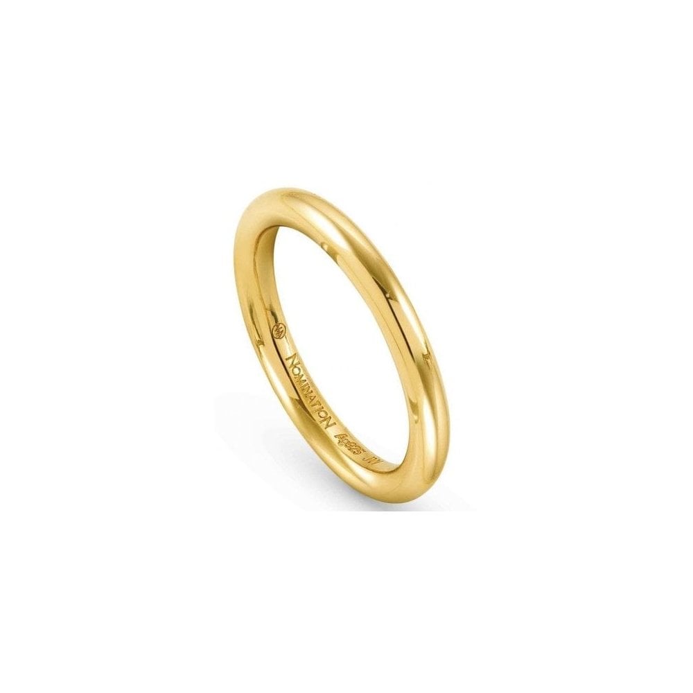 Endless Silver Yellow Gold Ring Size 17