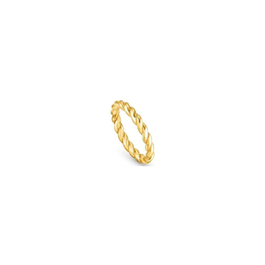 Endless Ring Yellow Gold Plated Size 15