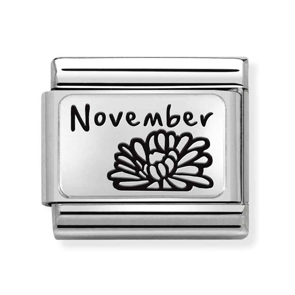 CLASSIC Composable Plates November Flower Charm