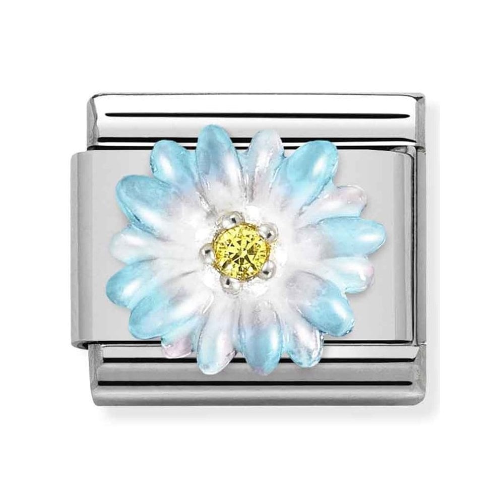 CLASSIC Composable Light Blue Flower Charm