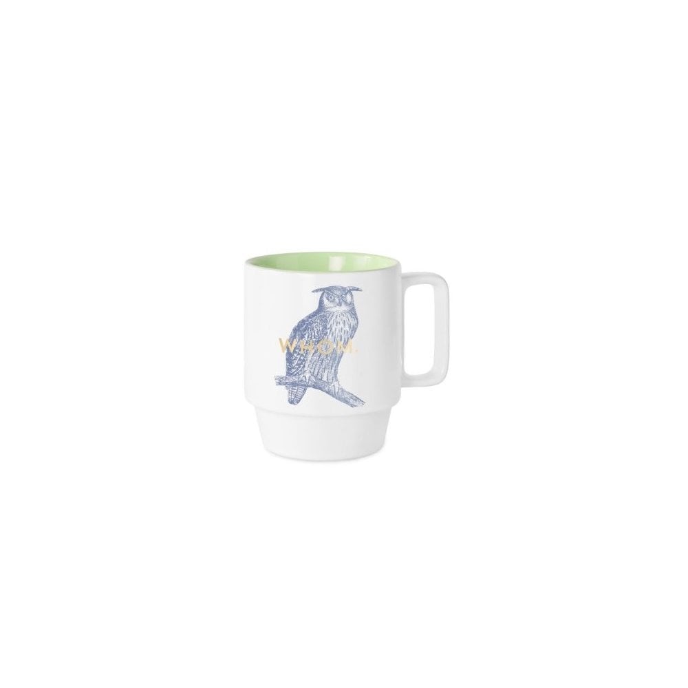 "Whom" Ceramic Mug - Vintage Sass, 12 Oz