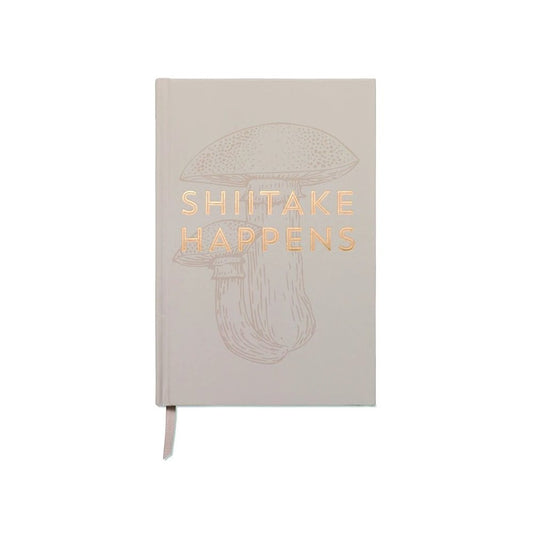 Vintage Sass Journal Shitake Happens - Soft Touch A5 Hardcover Book