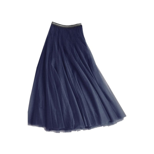 Tulle Layer Skirt Navy - Small