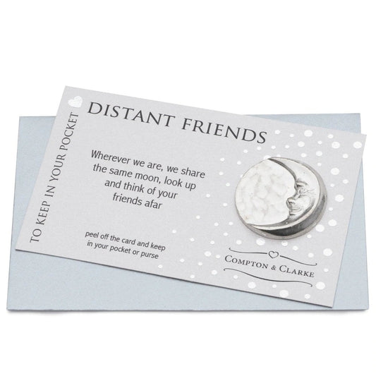 Carded Charm Distant Friends Moon