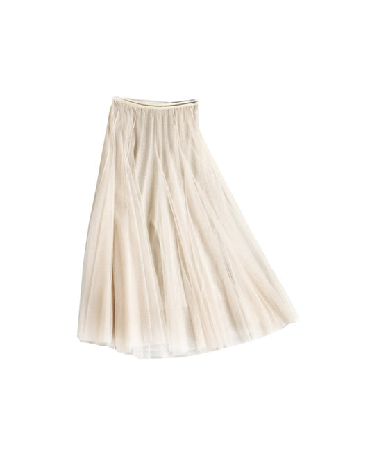 Tulle Layer Skirt Cream - Small