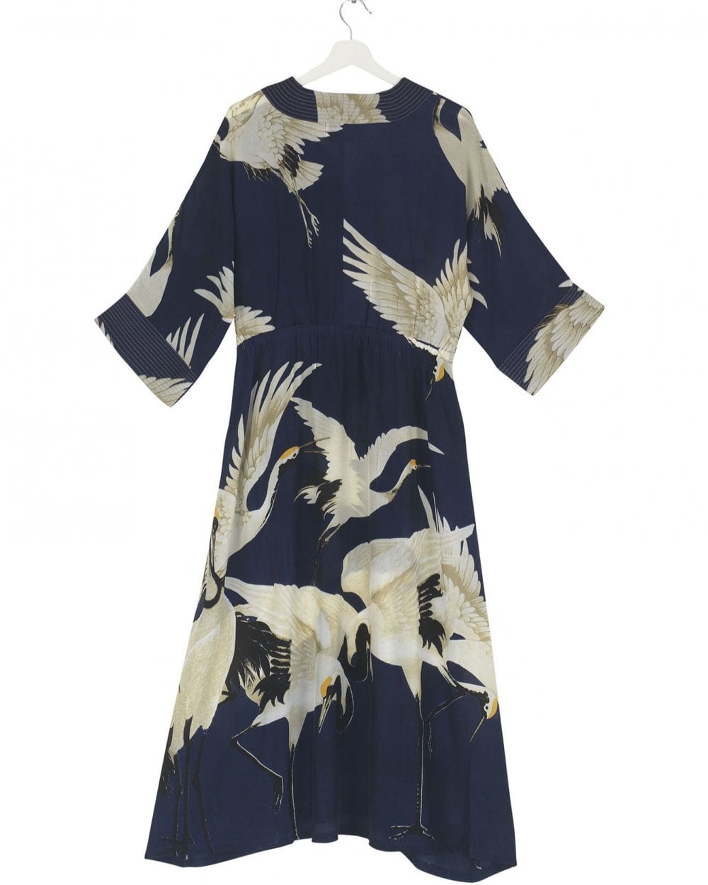Stork Black Navy Dress M/L