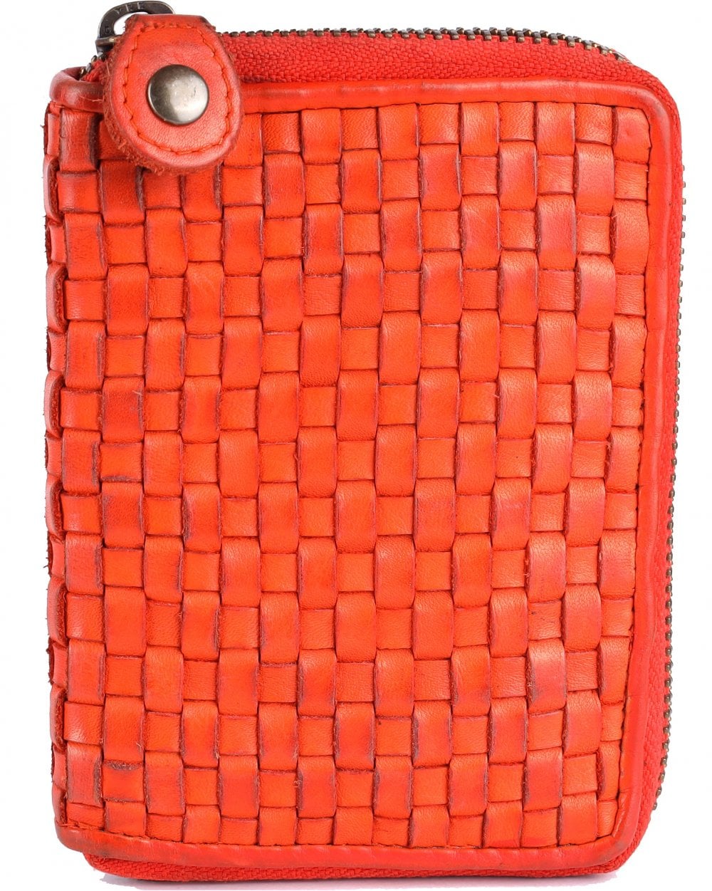 Leather Purse - Orange