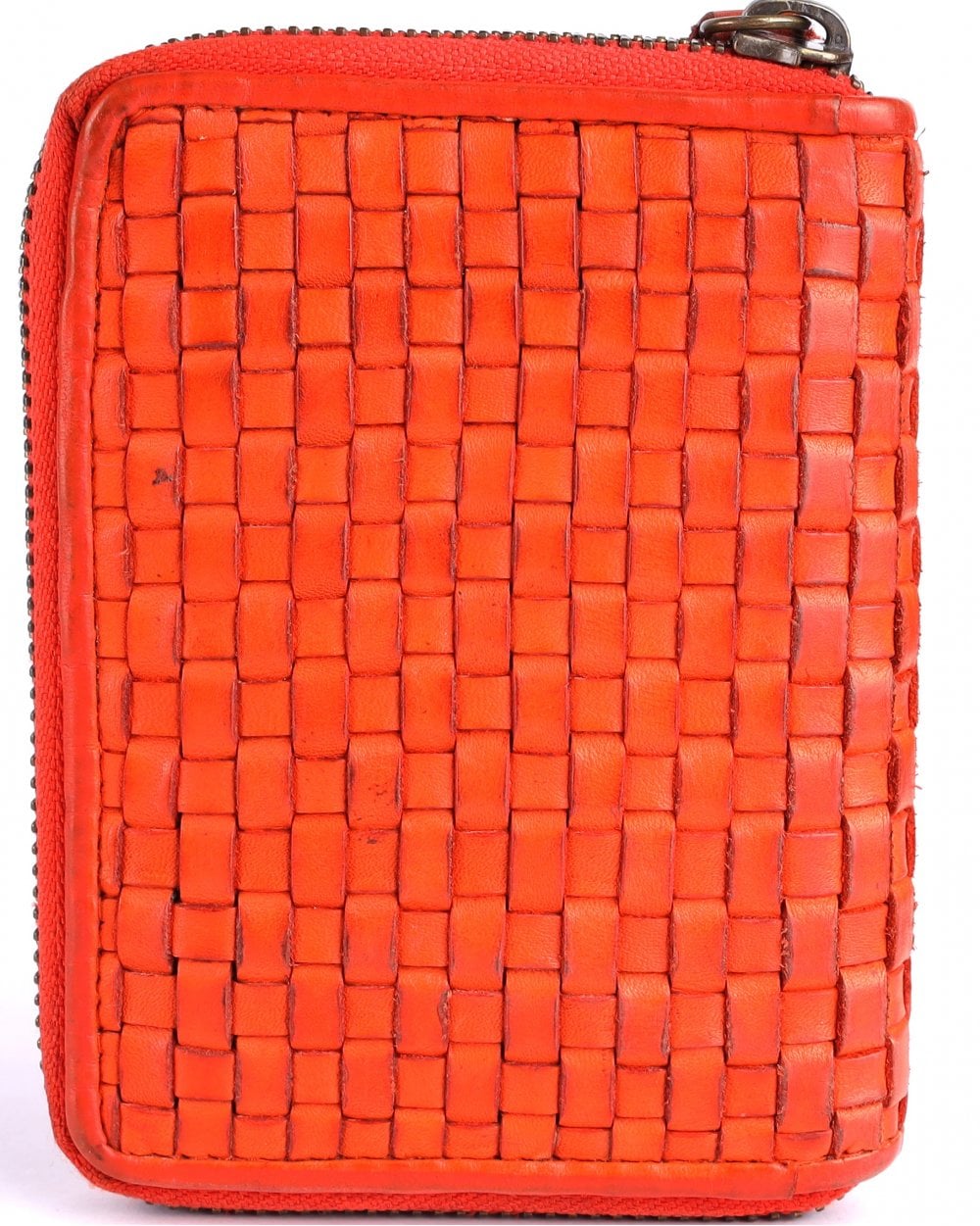 Leather Purse - Orange