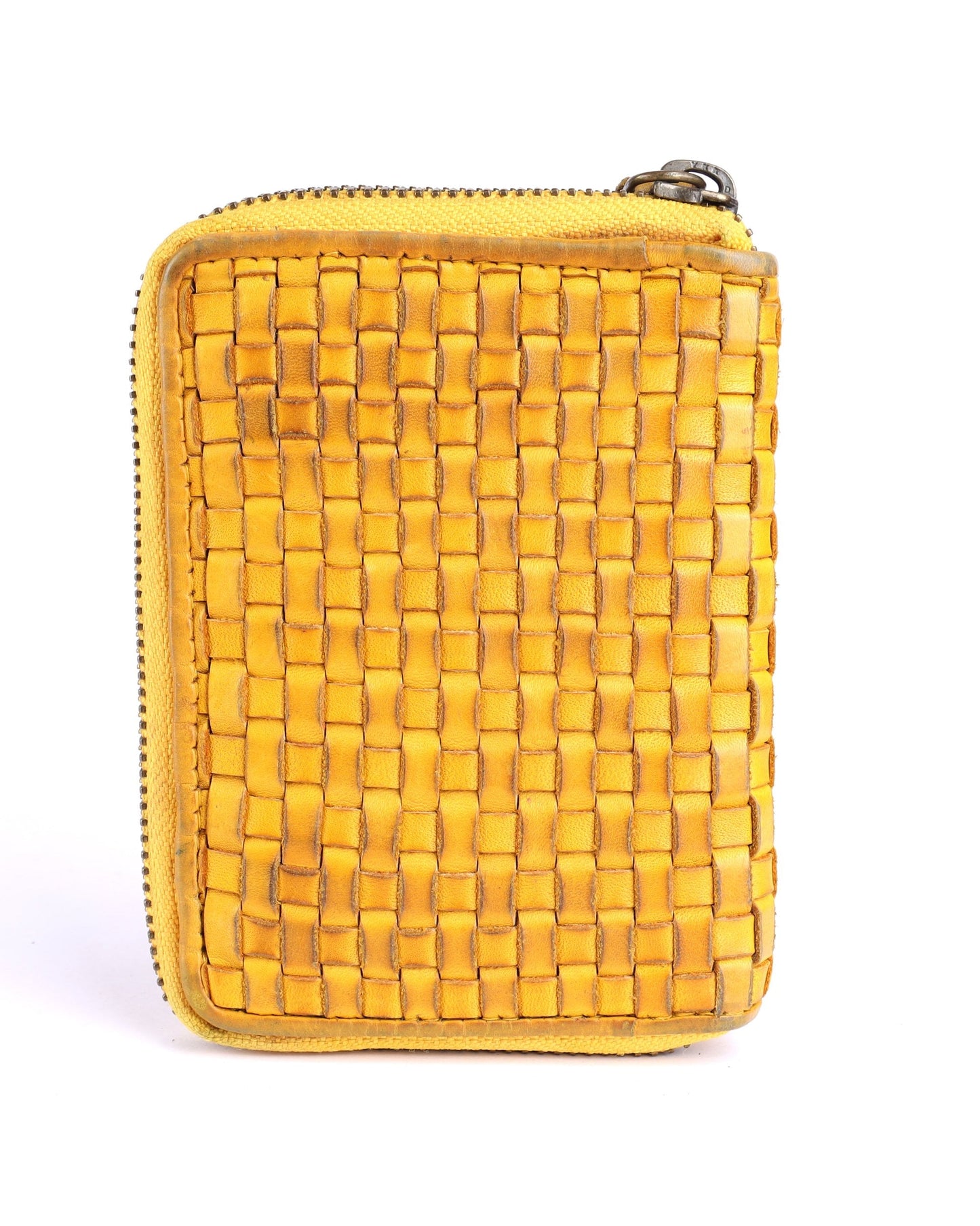 Leather Purse - Yellow