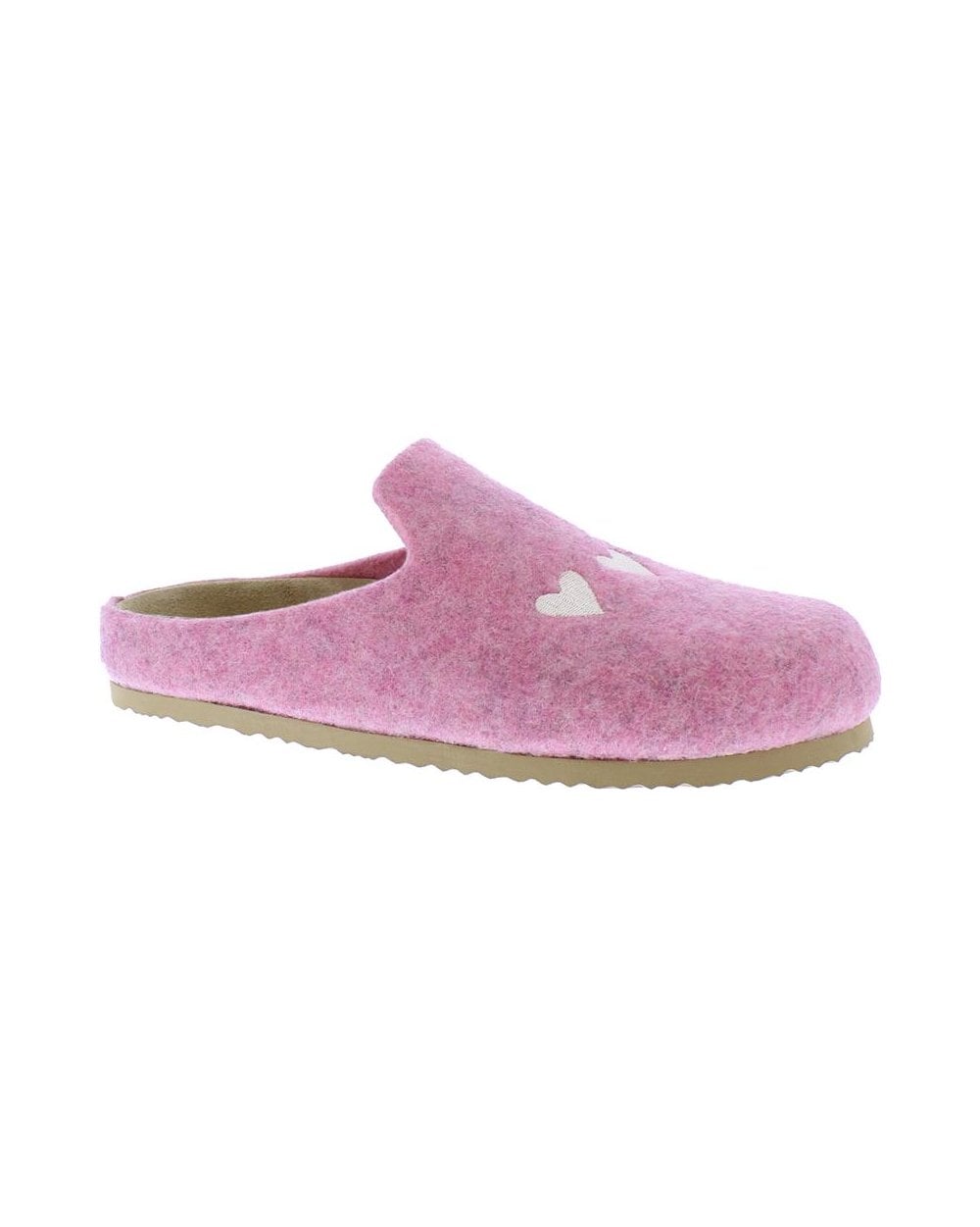 Poppy Pink 3 Heart Slipper