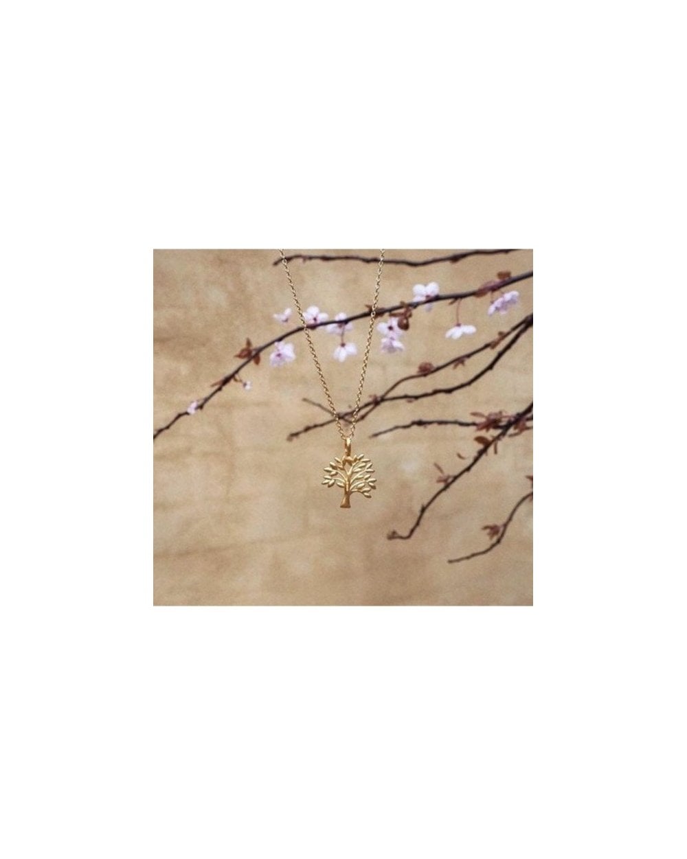 Tree Of Life Gold Necklace