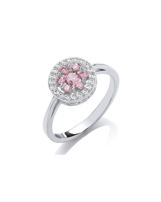 Pretty in Pink Cubic Zirconia Ring