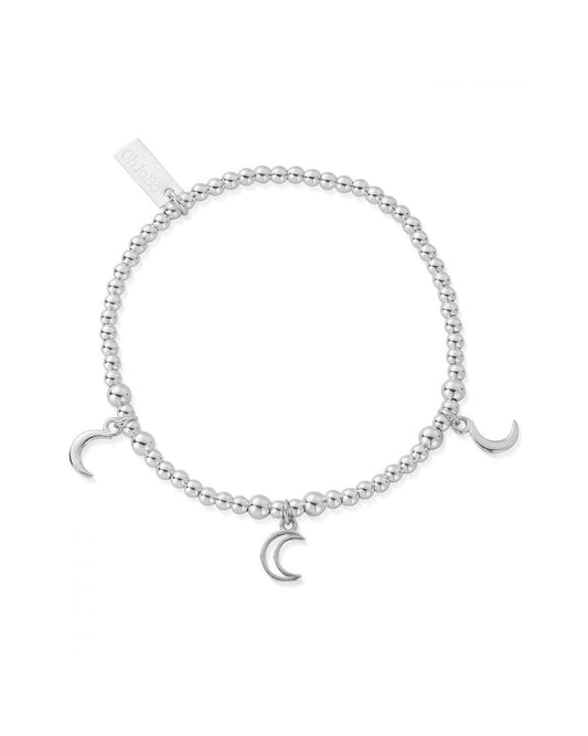 Cute Charm Triple Moon Bracelet