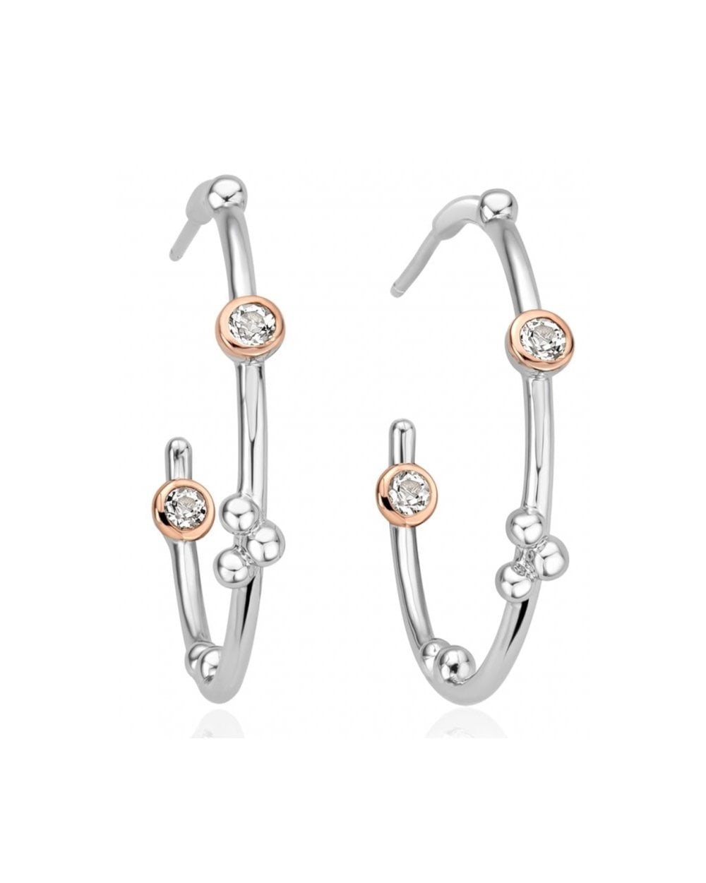 Clogau Celebration Half Hoop Earrings