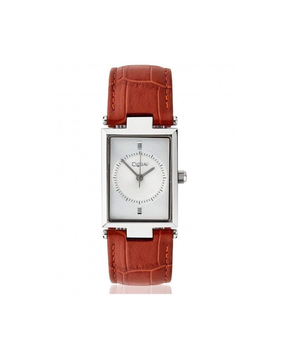 Mens Timeless Stainless Steel Watch with Brown Strap – Nicholls