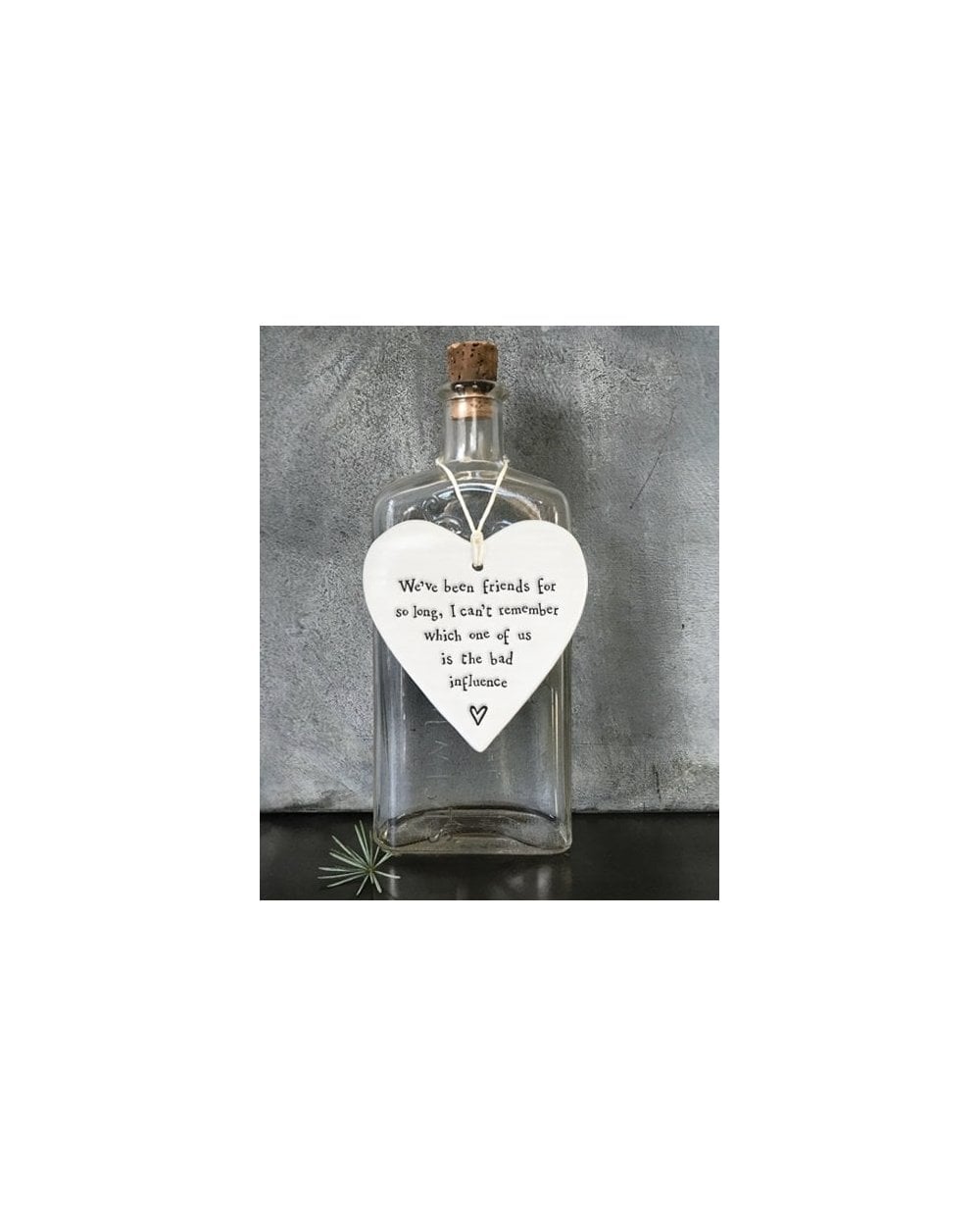 Porcelain Round Heart - Bad Influence