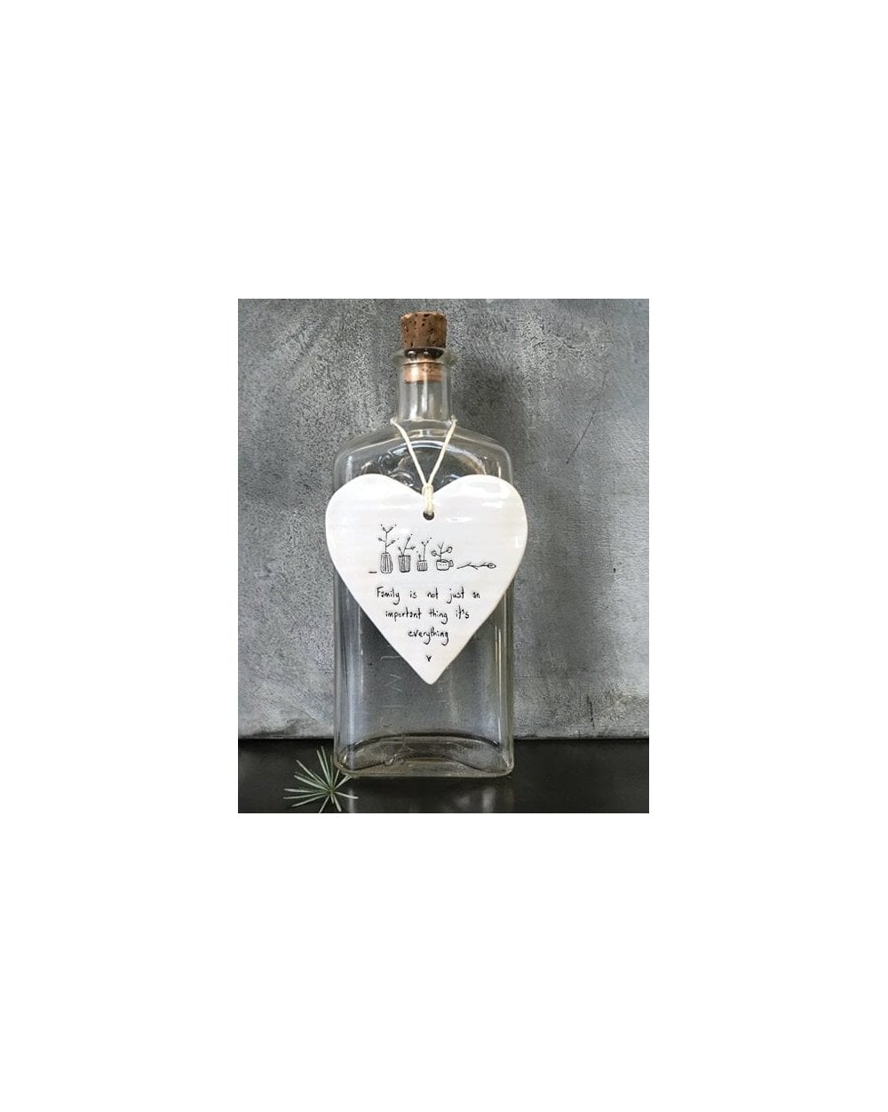 Wobbly Round Heart - Family Important