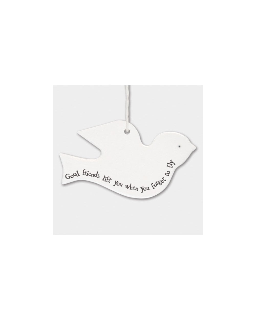 Porcelain Bird - Good Friends Lift You Up