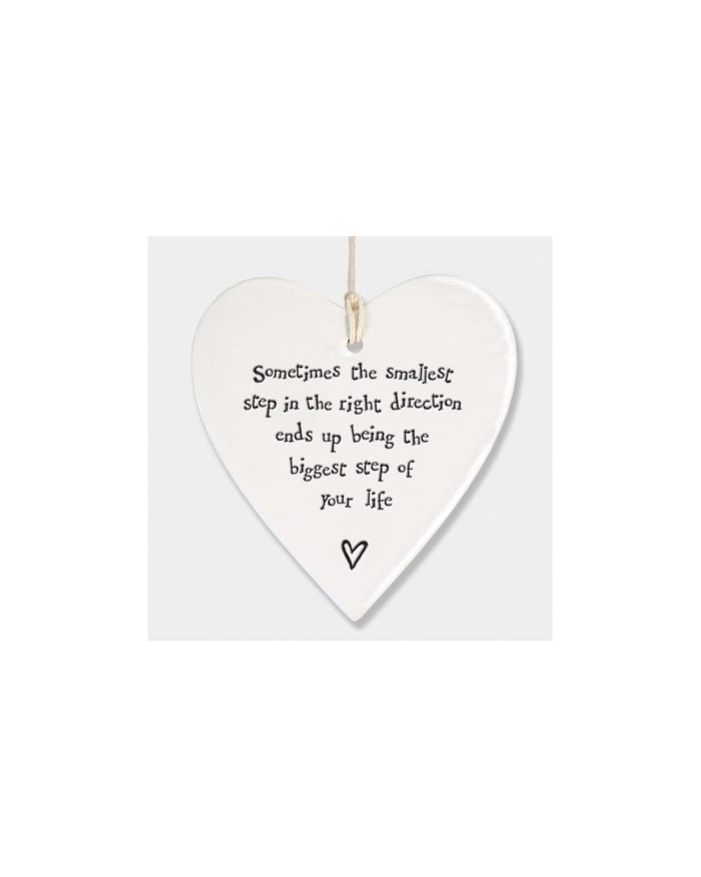 Porcelain Round Heart - Smallest Step