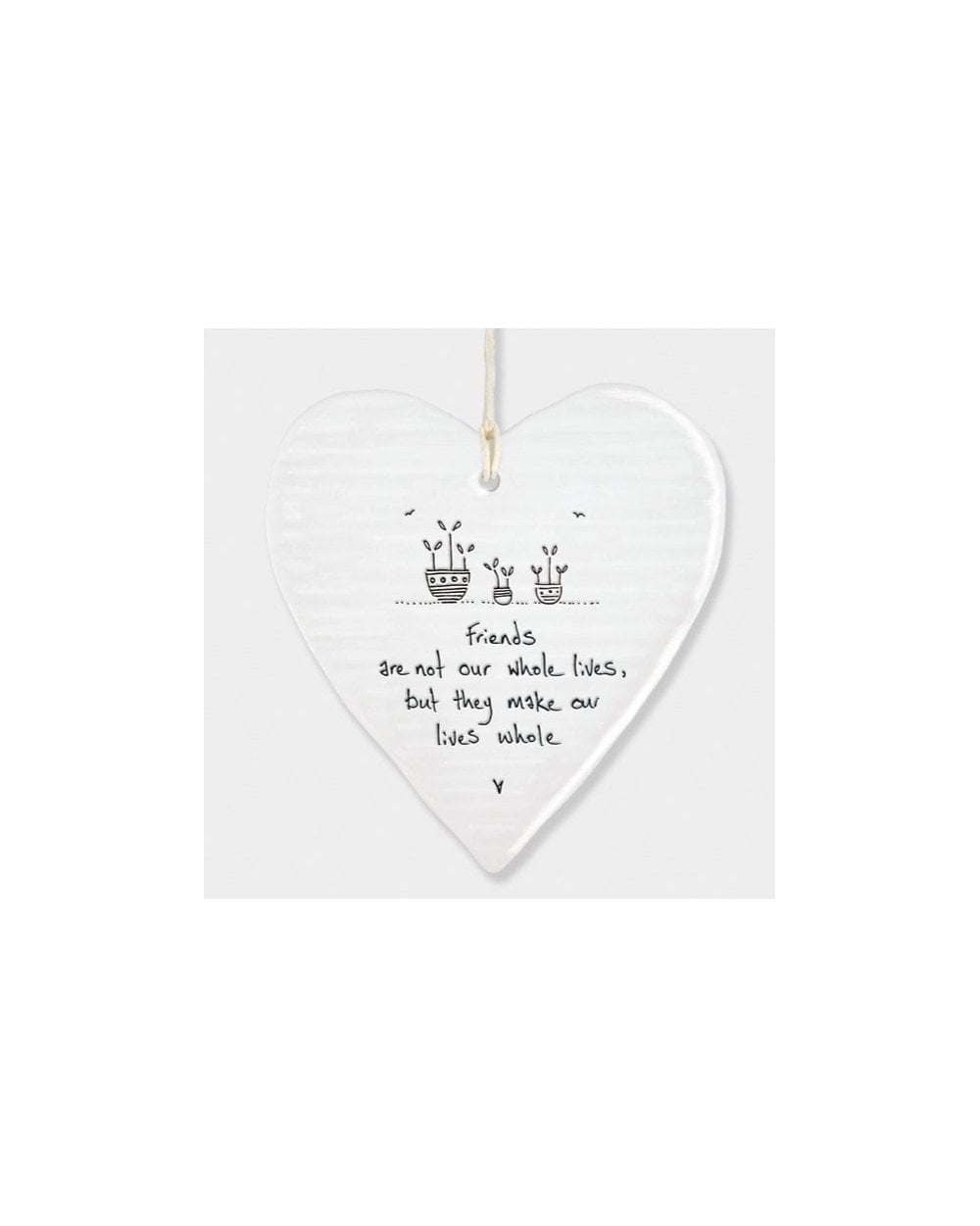 Wobbly Round Heart - Friends Make Lives Whole