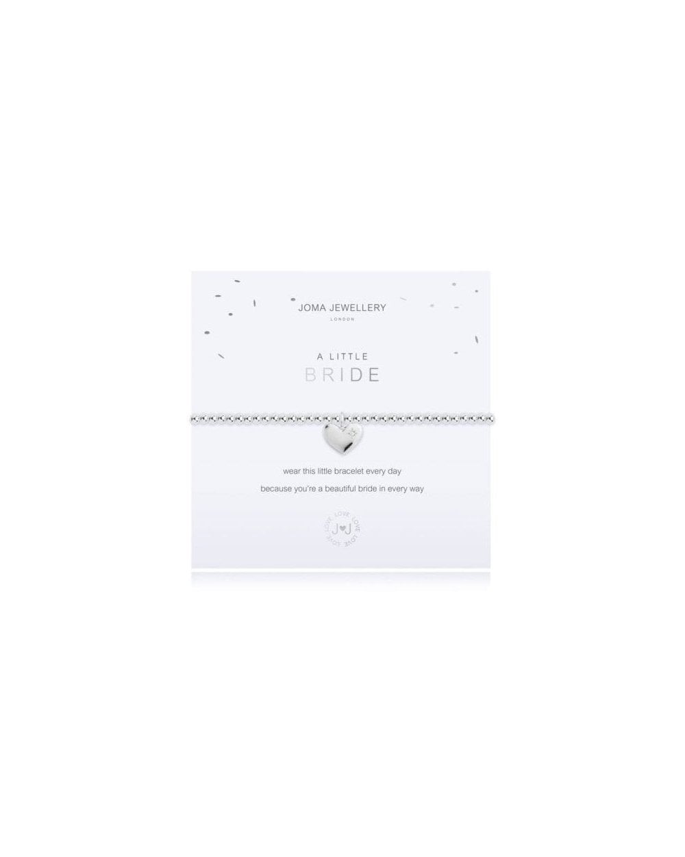 A Little Bride Silver Bracelet 17.5cm Stretch