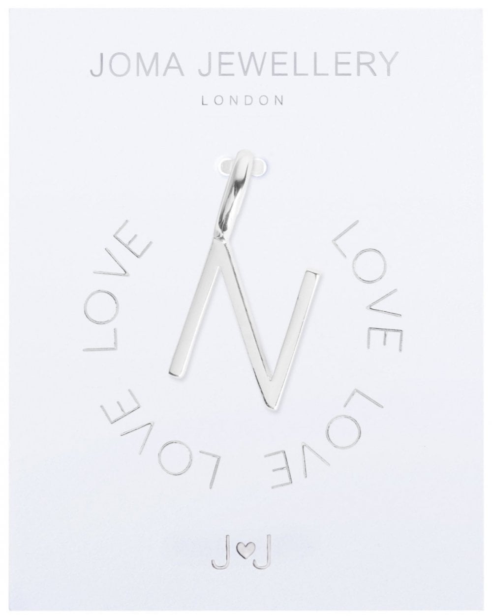 Alphabet Charm - N - Silver Charm