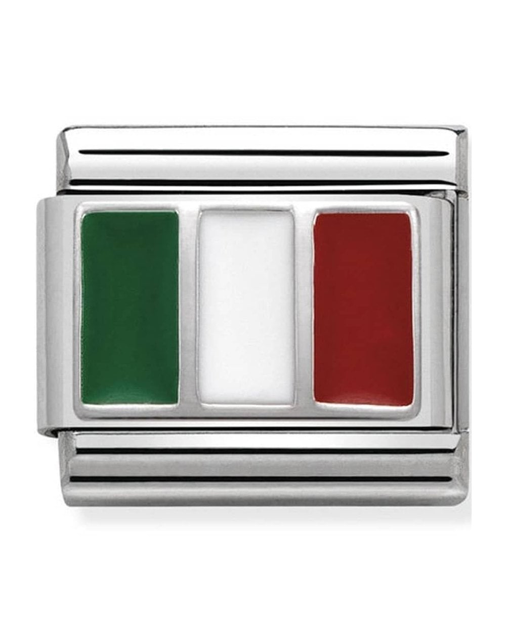 Classic Silvershine Flags Italy Charm