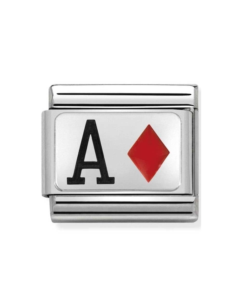 Classic Silvershine Ace of Diamonds Charm