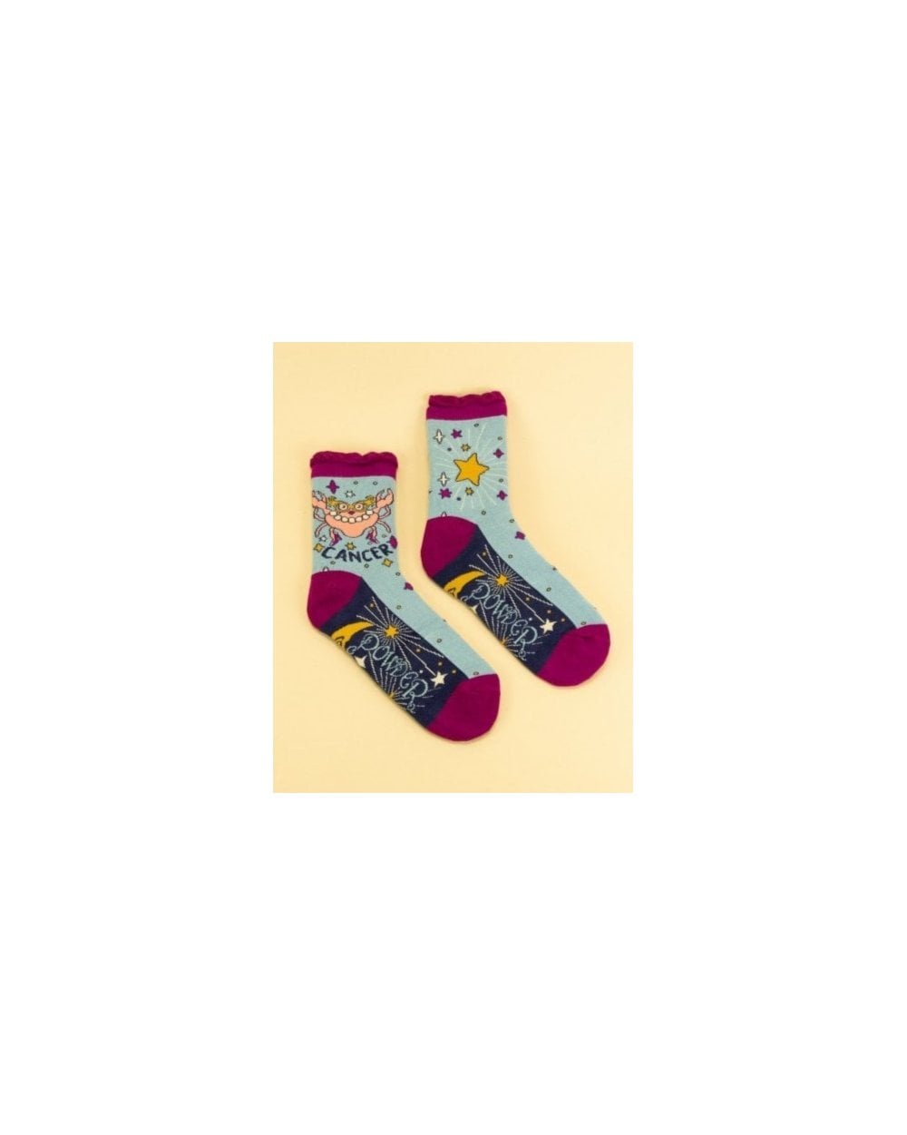 Zodiac Ankle Socks - Cancer