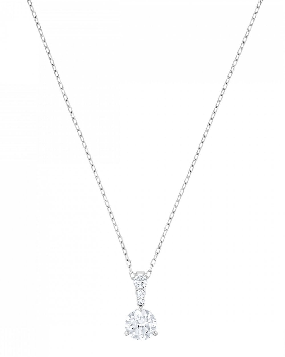 Solitaire Pendant- White