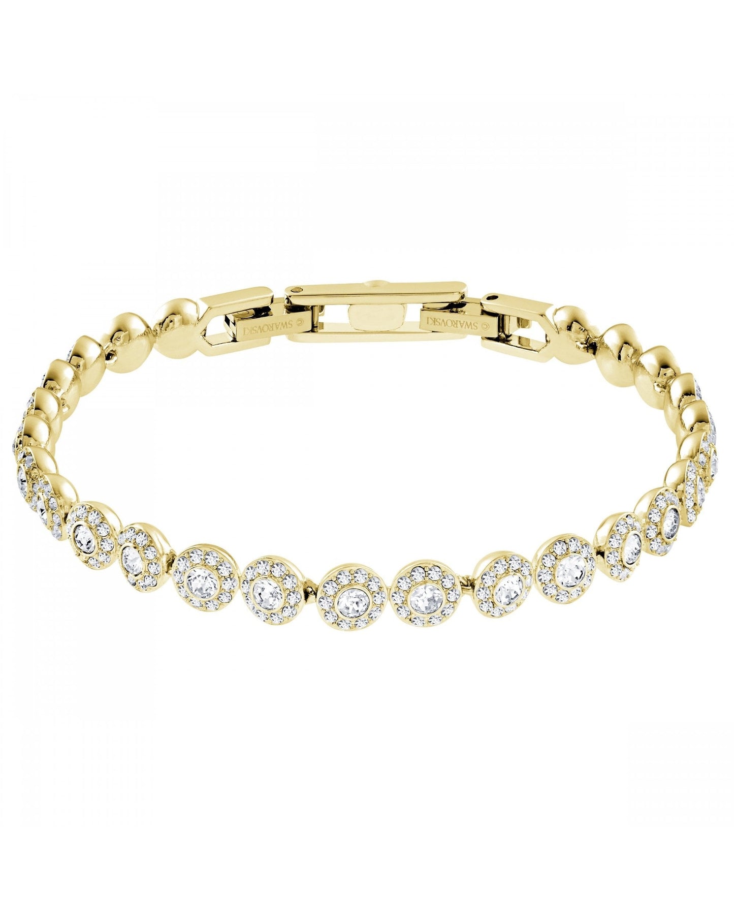 Angelic Bracelet- White and Gold Tone