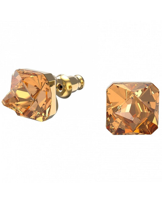 Yellow Ortyx Stud Earrings - Gold Tone Plated