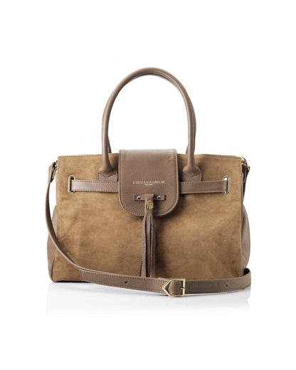 Windsor Leather and Suede Handbag